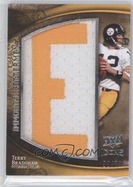 2009 Upper Deck Icons - Immortal Lettermen #IL-TB - Terry Bradshaw /75