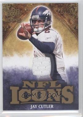 2009 Upper Deck Icons - NFL Icons - Jersey #IC-JC - Jay Cutler /299