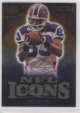 2009 Upper Deck Icons - NFL Icons - Silver #IC-LE - Lee Evans /199