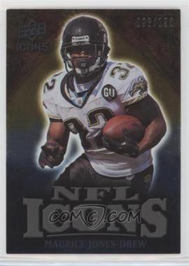 2009 Upper Deck Icons - NFL Icons - Silver #IC-MJ - Maurice Jones-Drew /199