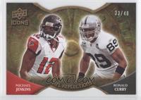 Ronald Curry, Michael Jenkins #/40