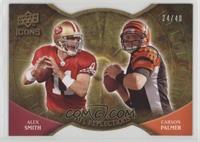 Alex Smith, Carson Palmer #/40