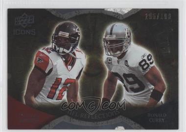 2009 Upper Deck Icons - NFL Reflections - Gold #RF-JC - Ronald Curry, Michael Jenkins /199