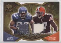 Deion Branch, Braylon Edwards #/99