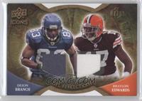 Deion Branch, Braylon Edwards #/99