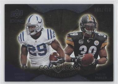 2009 Upper Deck Icons - NFL Reflections #RF-AP - Joseph Addai, Willie Parker /450