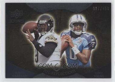 2009 Upper Deck Icons - NFL Reflections #RF-GY - Vince Young, David Garrard /450