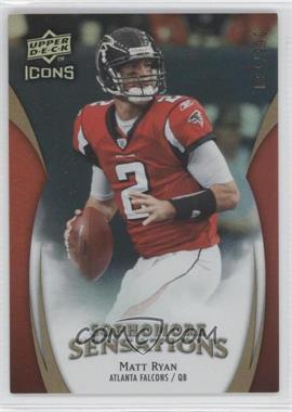 2009 Upper Deck Icons - Sophomore Sensations - Gold #SS-MR - Matt Ryan /130