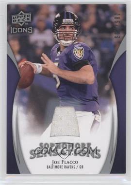 2009 Upper Deck Icons - Sophomore Sensations - Jerseys #SS-JF - Joe Flacco /299