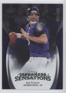 2009 Upper Deck Icons - Sophomore Sensations #SS-JF - Joe Flacco /450