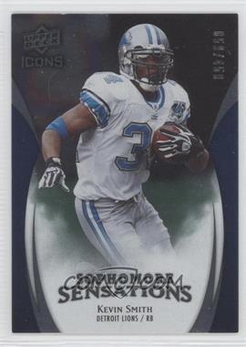 2009 Upper Deck Icons - Sophomore Sensations #SS-KS - Kevin Smith /450