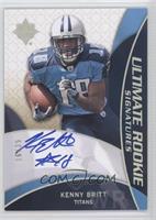 Ultimate Rookie Signatures - Kenny Britt #/35