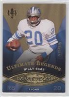 Ultimate Legends - Billy Sims #/375