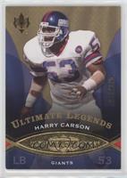 Ultimate Legends - Harry Carson [EX to NM] #/375