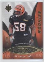 Ultimate Rookies - Rey Maualuga #/375