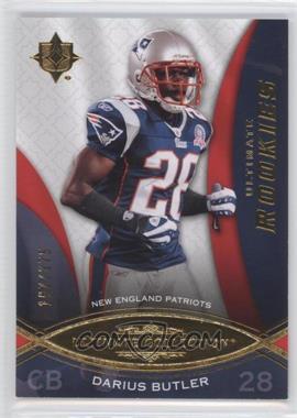 2009 Upper Deck Ultimate Collection - [Base] #164 - Ultimate Rookies - Darius Butler /375