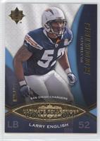 Ultimate Rookies - Larry English #/375