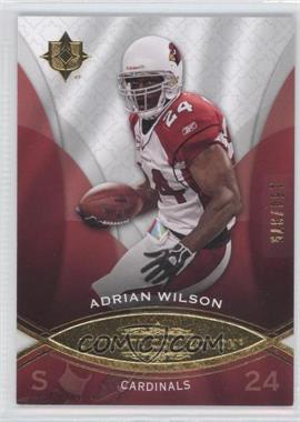 2009 Upper Deck Ultimate Collection - [Base] #4 - Adrian Wilson /375