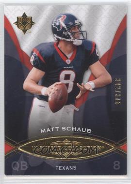 2009 Upper Deck Ultimate Collection - [Base] #48 - Matt Schaub /375