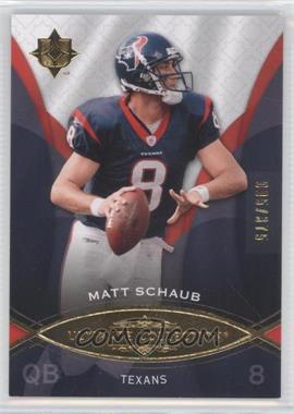 2009 Upper Deck Ultimate Collection - [Base] #48 - Matt Schaub /375