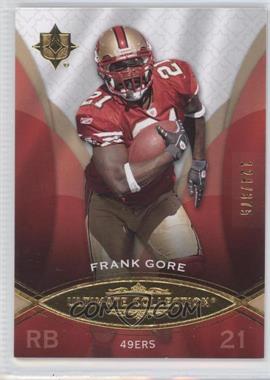 2009 Upper Deck Ultimate Collection - [Base] #86 - Frank Gore /375