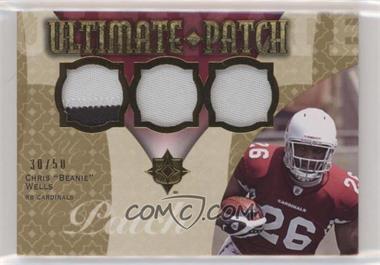 2009 Upper Deck Ultimate Collection - Ultimate Patch #U-29 - Chris Wells (Chris "Beanie" Wells) /50