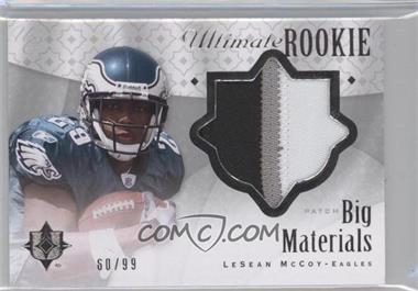 2009 Upper Deck Ultimate Collection - Ultimate Rookie Big Materials #B-16 - LeSean McCoy /99