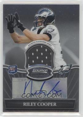 2010 Bowman Sterling - Autograph Relics #BSAR-RC - Riley Cooper