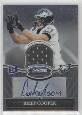 2010 Bowman Sterling - Autograph Relics #BSAR-RC - Riley Cooper