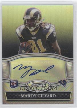 2010 Bowman Sterling - Autographs - Black Refractor #BSA-MG - Mardy Gilyard /50