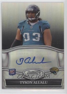 2010 Bowman Sterling - Autographs - Black Refractor #BSA-TA - Tyson Alualu /50