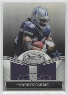 2010 Bowman Sterling - Dual Relic - Black Refractor #BSRDR-MB - Marion Barber III /50