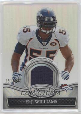 2010 Bowman Sterling - Relics - Refractor #BSR-DJW - D.J. Williams /299