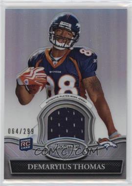 2010 Bowman Sterling - Relics - Refractor #BSR-DT - Demaryius Thomas /299