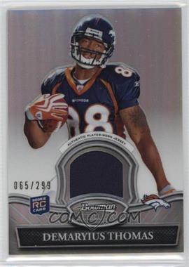 2010 Bowman Sterling - Relics - Refractor #BSR-DT - Demaryius Thomas /299