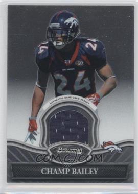 2010 Bowman Sterling - Relics #BSR-CBA - Champ Bailey