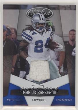2010 Certified - [Base] - Mirror Blue Materials #40 - Marion Barber III /100