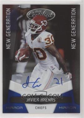 2010 Certified - [Base] - Mirror Blue Signatures #217 - New Generation - Javier Arenas /50
