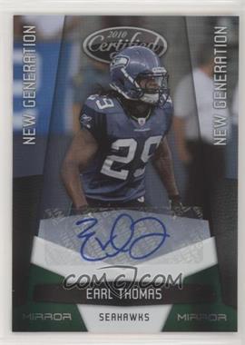 2010 Certified - [Base] - Mirror Emerald Signatures #209 - New Generation - Earl Thomas /5