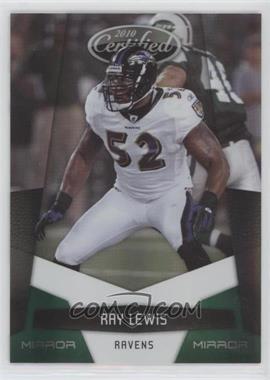 2010 Certified - [Base] - Mirror Emerald #13 - Ray Lewis /5