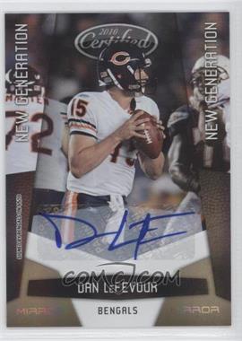 2010 Certified - [Base] - Mirror Gold Signatures #193 - New Generation - Dan LeFevour /25