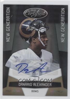 2010 Certified - [Base] - Mirror Gold Signatures #194 - New Generation - Danario Alexander /25