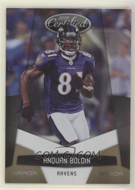 2010 Certified - [Base] - Mirror Gold #10 - Anquan Boldin /25