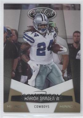 2010 Certified - [Base] - Mirror Gold #40 - Marion Barber III /25