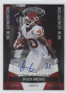 2010 Certified - [Base] - Mirror Red Signatures #217 - New Generation - Javier Arenas /250