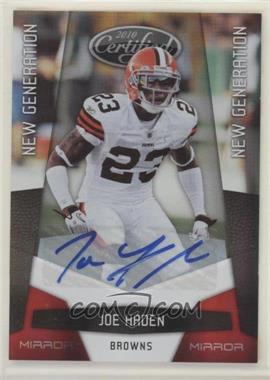 2010 Certified - [Base] - Mirror Red Signatures #223 - New Generation - Joe Haden /250