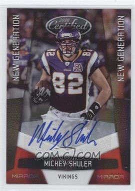 2010 Certified - [Base] - Mirror Red Signatures #231 - New Generation - Mickey Shuler /250