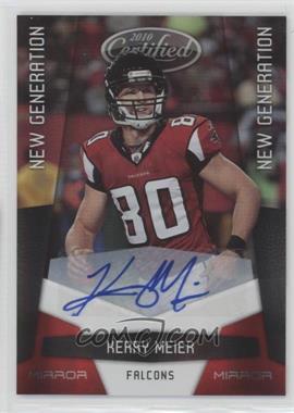 2010 Certified - [Base] - Mirror Red Signatures #235 - New Generation - Kerry Meier /250