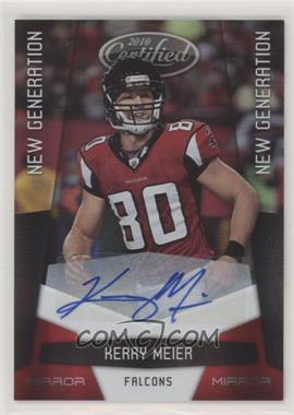 2010 Certified - [Base] - Mirror Red Signatures #235 - New Generation - Kerry Meier /250