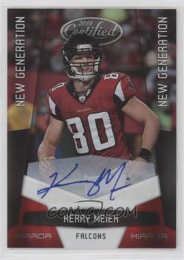 2010 Certified - [Base] - Mirror Red Signatures #235 - New Generation - Kerry Meier /250